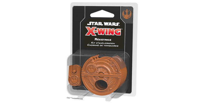 Boîte du jeu : Star Wars : X-Wing 2.0 - Kit d’amélioration Cadrans de manoeuvres Résistance