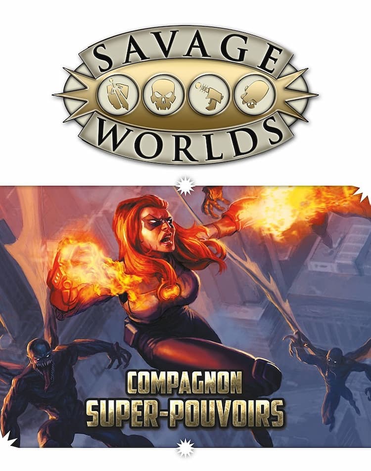 Boîte du jeu : Savage World Compagnon Super Pouvoirs