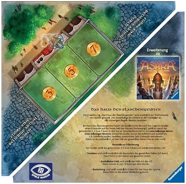 Boîte du jeu : Asara - Extension "Das Haus des Flaschengeistes"