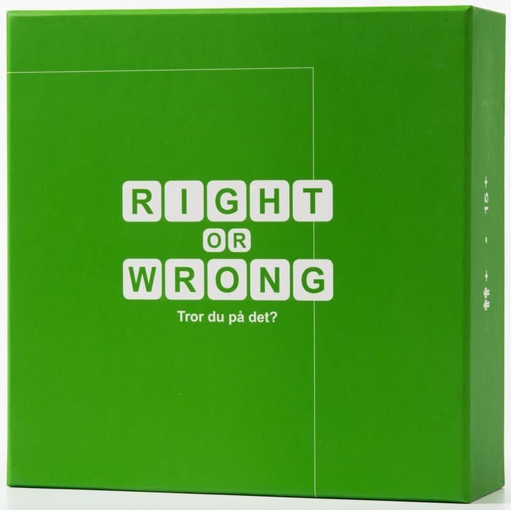 Boîte du jeu : Right or Wrong