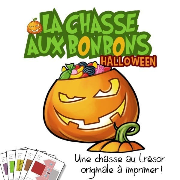 Boîte du jeu : Chasse aux bonbons Halloween
