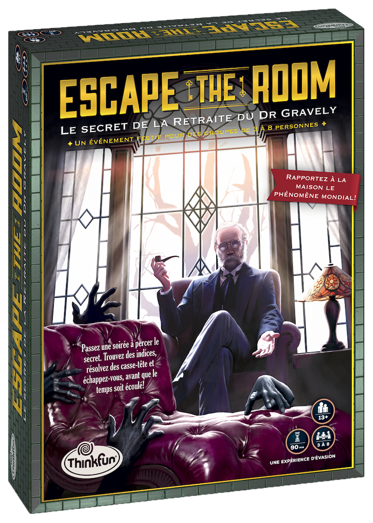 Boîte du jeu : Escape The Room - Le Secret de la Retraite du Dr Gravely
