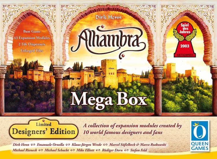 Boîte du jeu : Alhambra: Designers' Edition – Mega Box