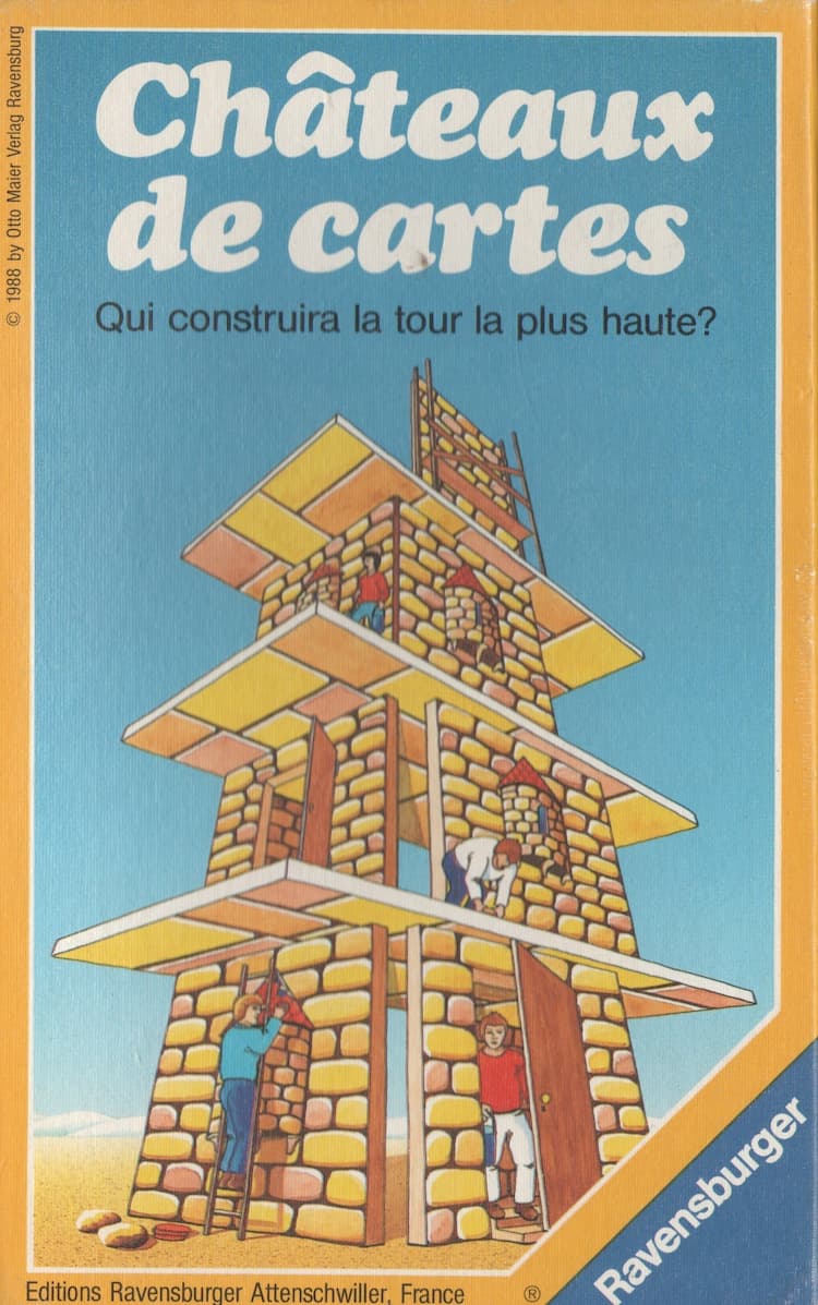 Boîte du jeu : Châteaux de cartes
