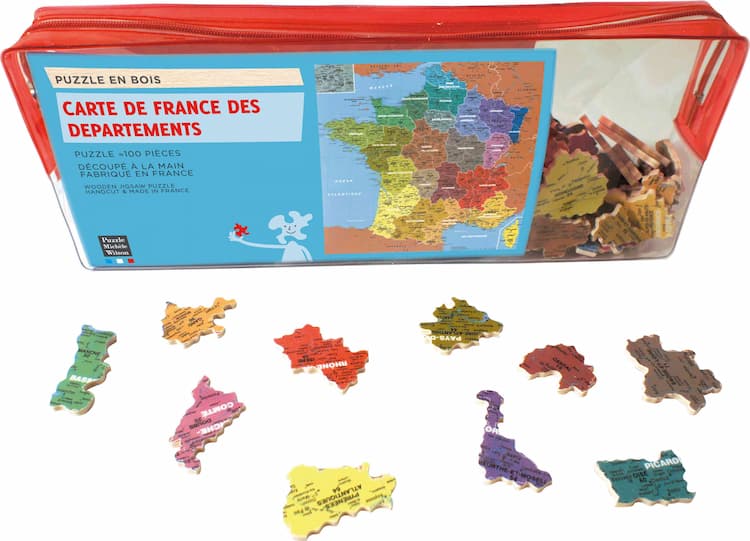 Boîte du jeu : Jeu des Régions - Carte de France des Départements