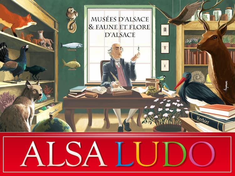 Boîte du jeu : Alsa Ludo - Musées d'Alsace & Faune et flore d'Alsace