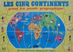 Boîte du jeu : Les Cinq Continents