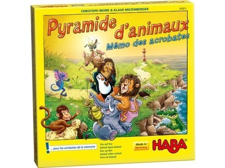 Boîte du jeu : Pyramide d’animaux – Mémo des acrobates