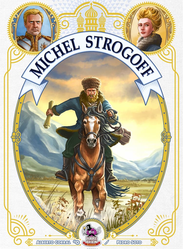 Boîte du jeu : Michel Strogoff