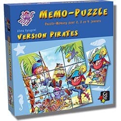 Boîte du jeu : Memo-Puzzle : Version Pirates