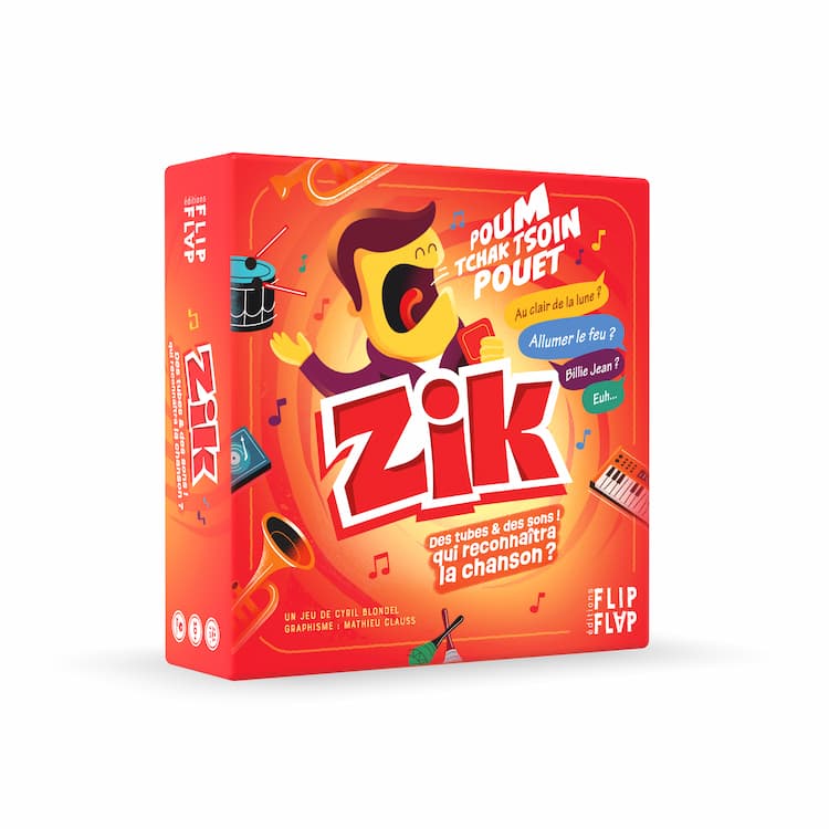 Boîte du jeu : Zik (nouvelle édition)