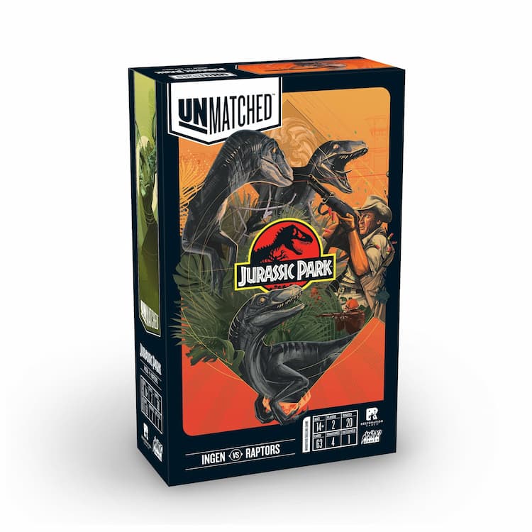 Boîte du jeu : Unmatched: Jurassic Park – InGen vs Raptors