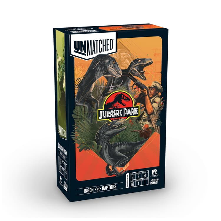 Boîte du jeu : Unmatched: Jurassic Park – InGen vs Raptors