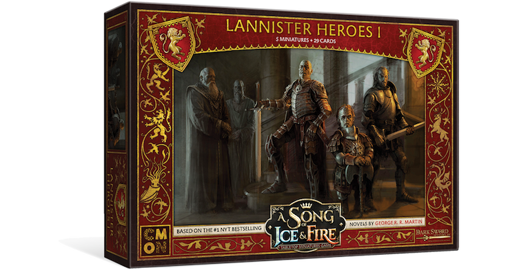 Boîte du jeu : Le Trône de Fer : le Jeu de Figurines - Héros Lannister I