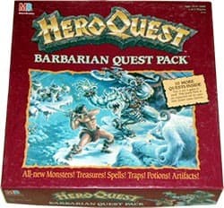 Boîte du jeu : Heroquest : Barbarian quest pack