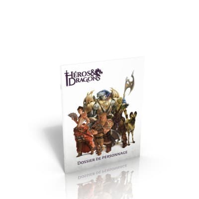 Boîte du jeu : Héros & Dragons: Dossier de personnage