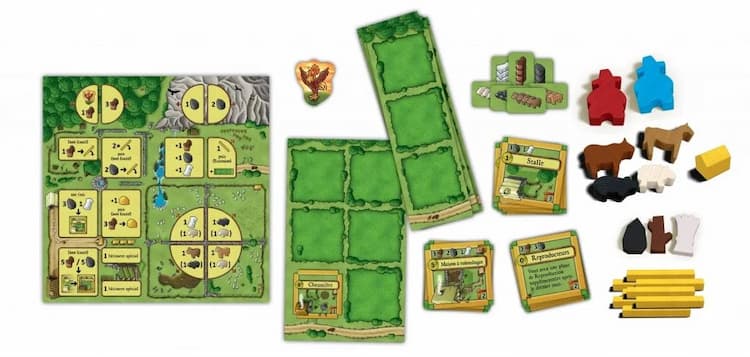 Boîte du jeu : Agricola Big Box 2 joueurs - Les Fermiers de la Lande