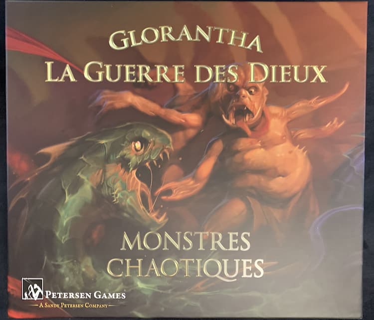 Boîte du jeu : Glorantha: La Guerre des Dieux - MONSTRES CHAOTIQUES