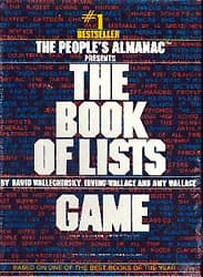 Boîte du jeu : The Book of Lists Game
