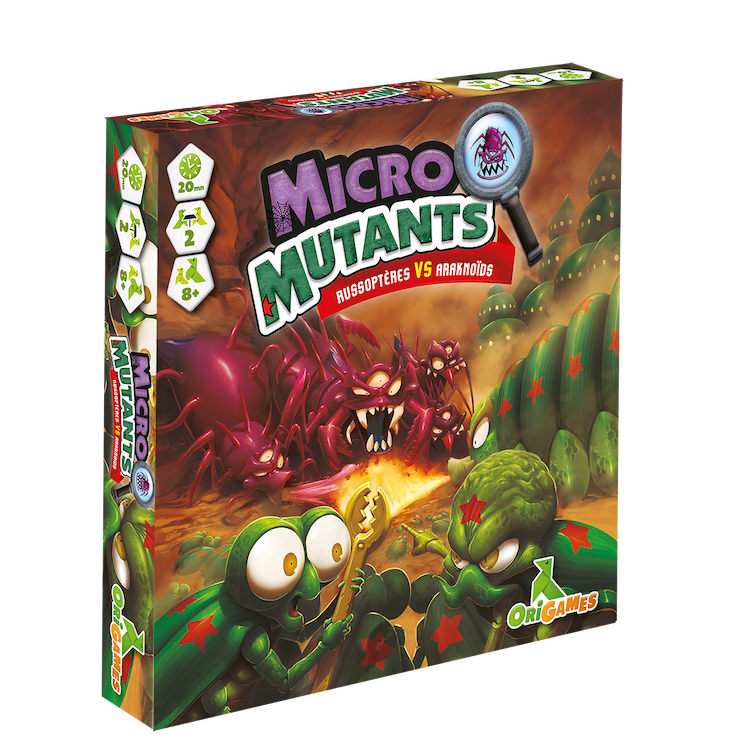Boîte du jeu : MICROMUTANTS - Boite N° 2 - Russoptères VS Araknoïds