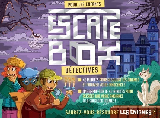 Boîte du jeu : Escape Box Détectives