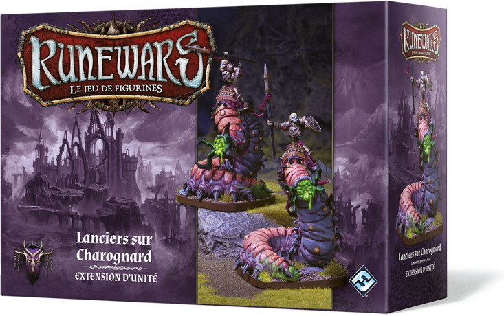 Boîte du jeu : Runewars - Lanciers sur Charognard