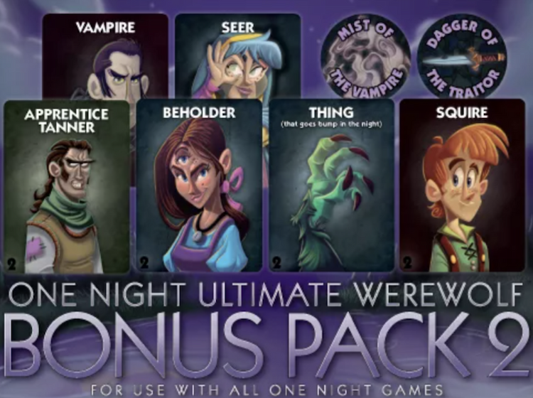 Boîte du jeu : One Night Ultimate Werewolf : Bonus Pack 2