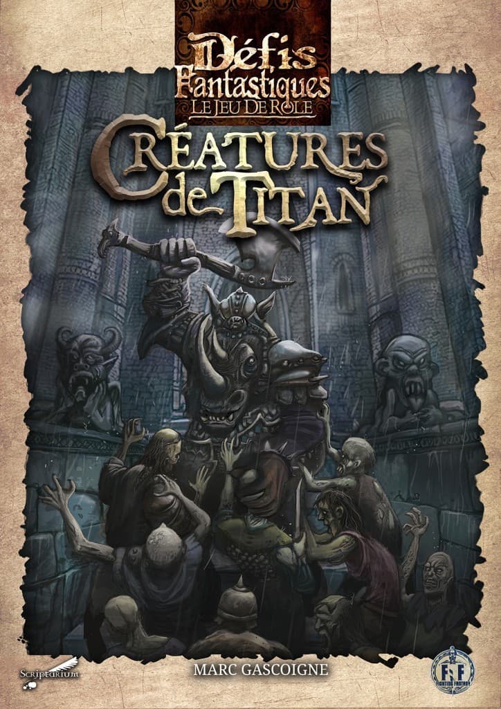 Boîte du jeu : Défis Fantastiques - Jeu de Rôle : Créatures de Titan