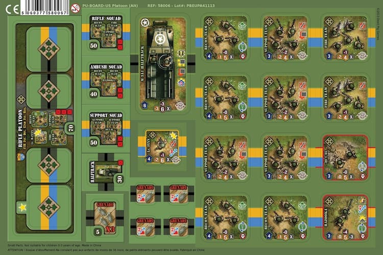 Boîte du jeu : Helden der Normandie: US-Platoon (Variante)