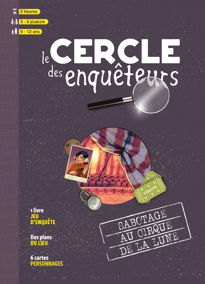 Boîte du jeu : Sabotage au Cirque de la Lune