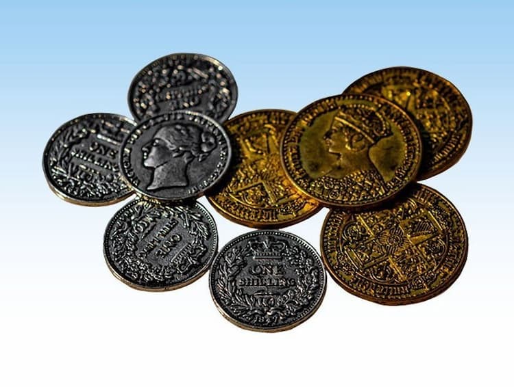 Boîte du jeu : Nanty Narking - Extension "50 Victorian Metal Coins"