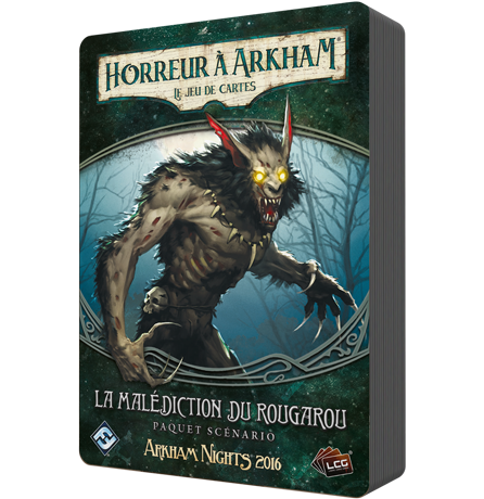 Boîte du jeu : Horreur à Arkham : Le Jeu de Cartes - La Malédiction du Rougarou