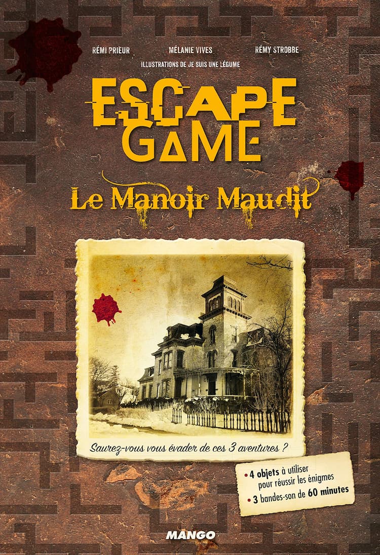 Boîte du jeu : Escape Game 10 - Le Manoir Maudit