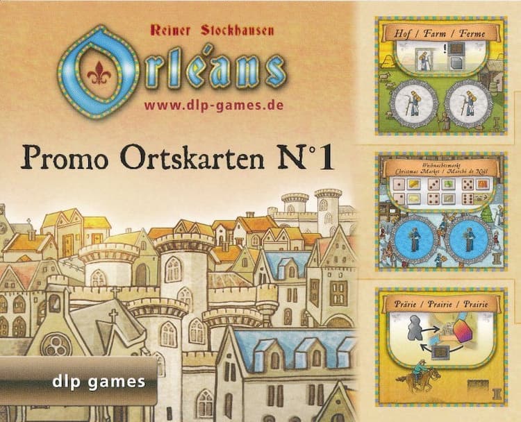 Boîte du jeu : Orléans - Extension "Tuiles promotionnelles de Lieu - Promo Place Tiles - Promo Ortskarten n° 1"