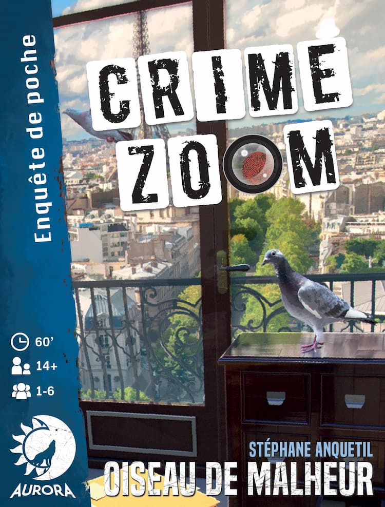 Boîte du jeu : Crime Zoom - Oiseau de malheur