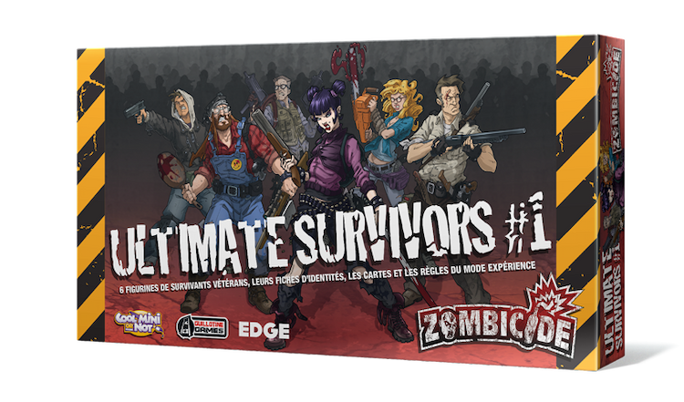 Boîte du jeu : Zombicide : Ultimate Survivors & Experience cards