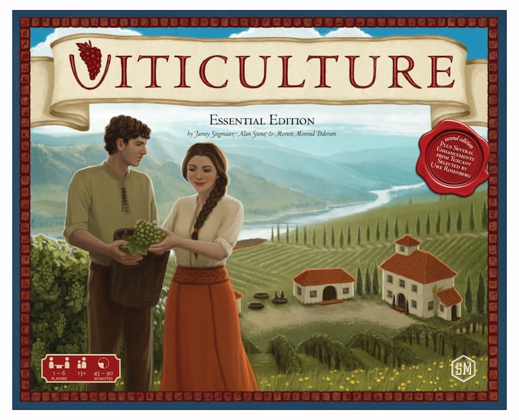 Boîte du jeu : Viticulture - Essential edition