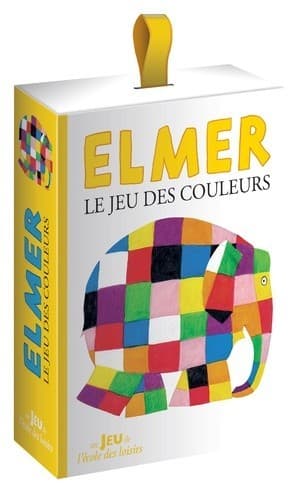 Boîte du jeu : Elmer le jeu des couleurs