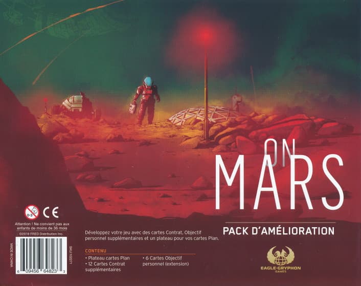 Boîte du jeu : On Mars - Extension "Pack d'Amélioration"
