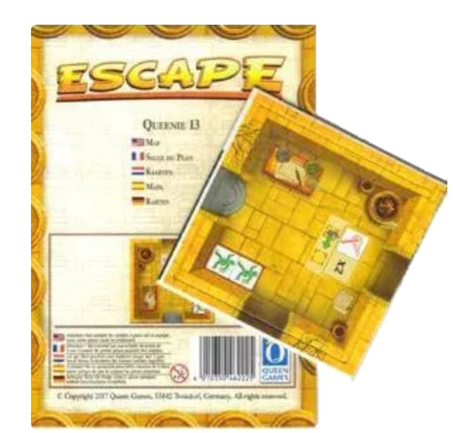 Boîte du jeu : Escape : The Curse of the Temple - Queenie 13 : Map