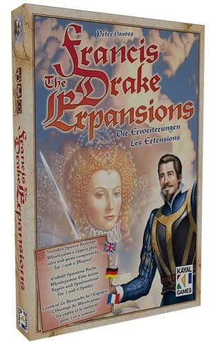 Boîte du jeu : Francis Drake - Les extensions