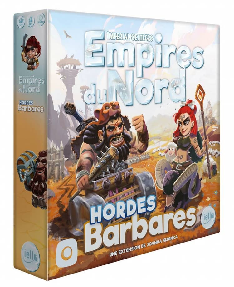 Boîte du jeu : Imperial Settlers - Empires du Nord - Extension "Hordes Barbares"
