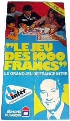 Boîte du jeu : Le Jeu des 1000 francs