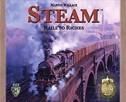 Boîte du jeu : Steam - Rails to Riches