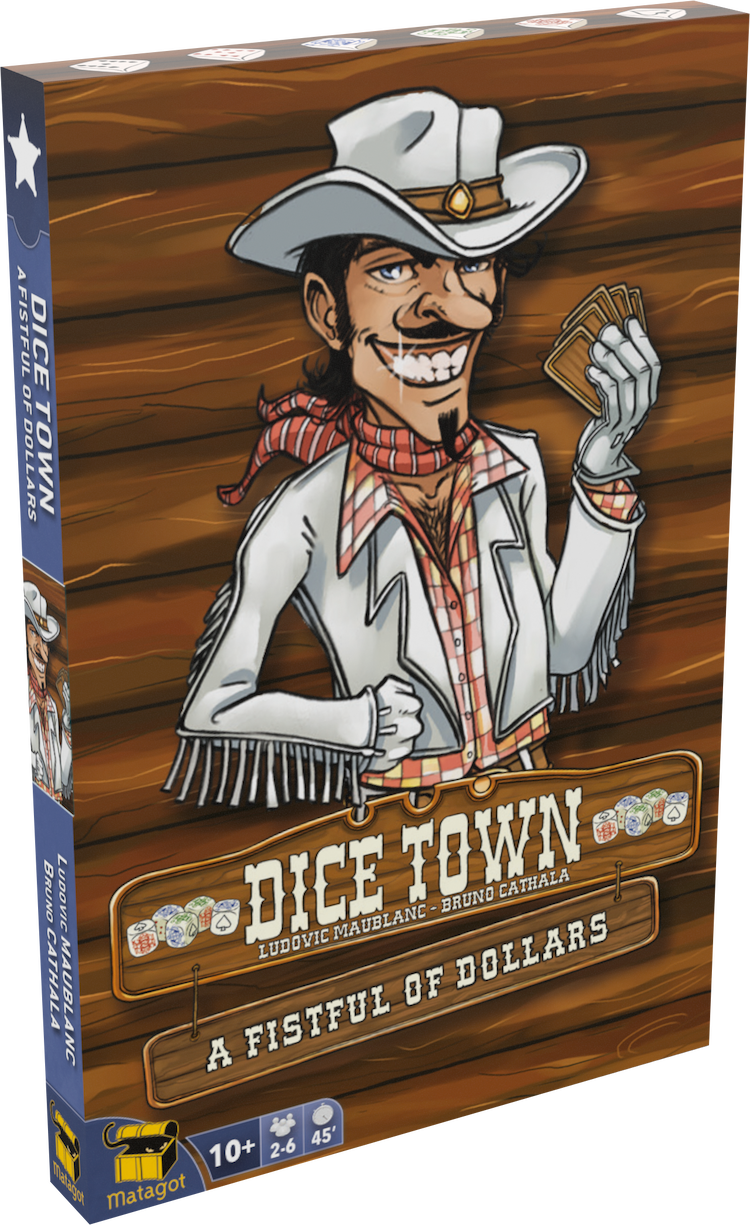 Boîte du jeu : Dice Town - Pour une poignée de cartes