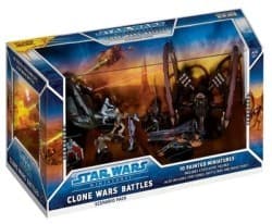 Boîte du jeu : Star Wars Miniatures : Scenario Pack : Clone Wars - Battles