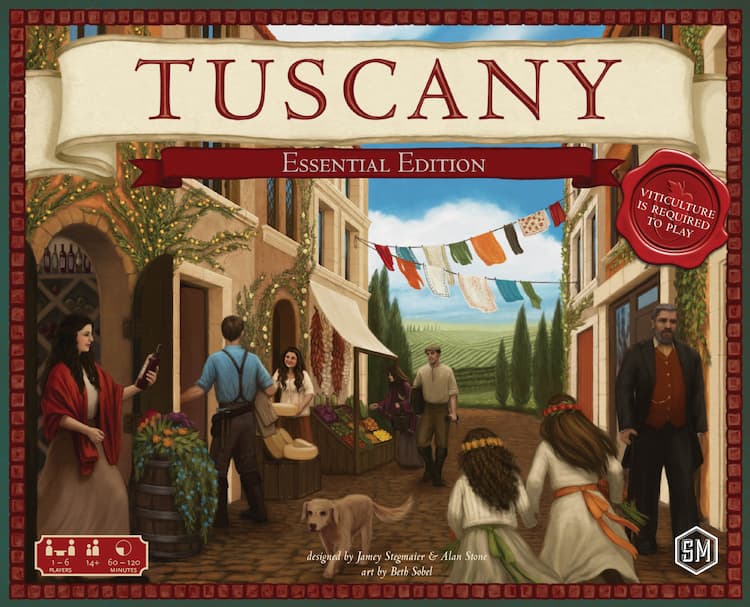 Boîte du jeu : Tuscany - Essential Edition
