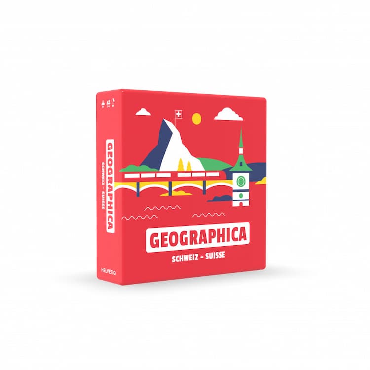 Boîte du jeu : Geographica Suisse
