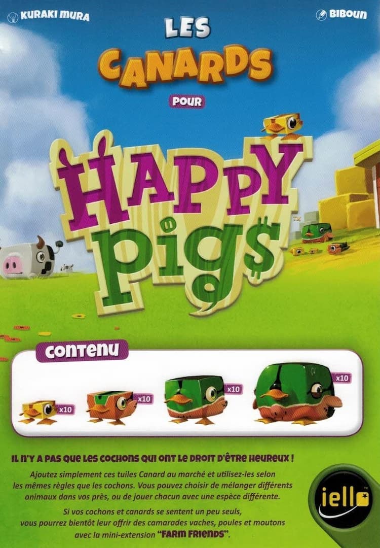 Boîte du jeu : Happy Pigs - Les canards (goodies)