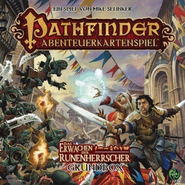 Boîte du jeu : Pathfinder Abenteuerkartenspiel: Grundbox - Das Erwachen der Runenherrscher